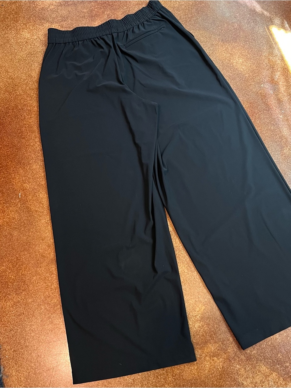 Athleta High-Waisted Wide-Leg Nylon/Spandex Pants Sz 10 - Picture 2 of 9